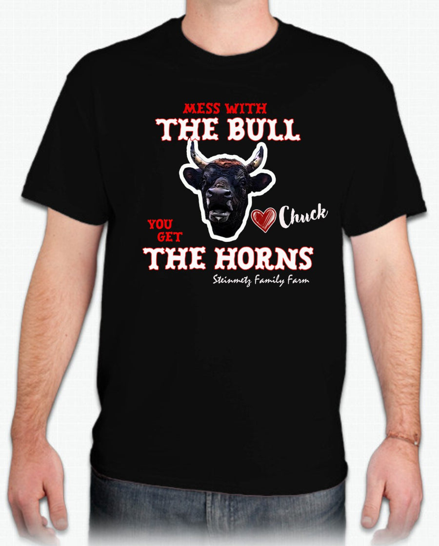 Mess with the Bull Adult Short Sleeve Shirt