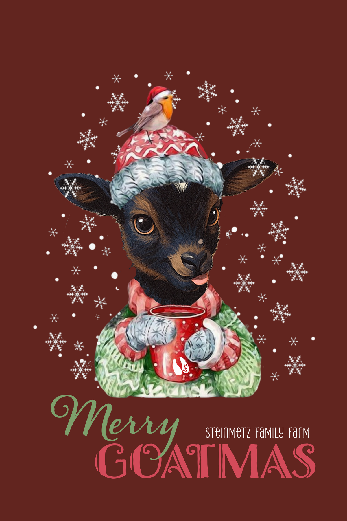 Kids Merry Goatmas Shirt