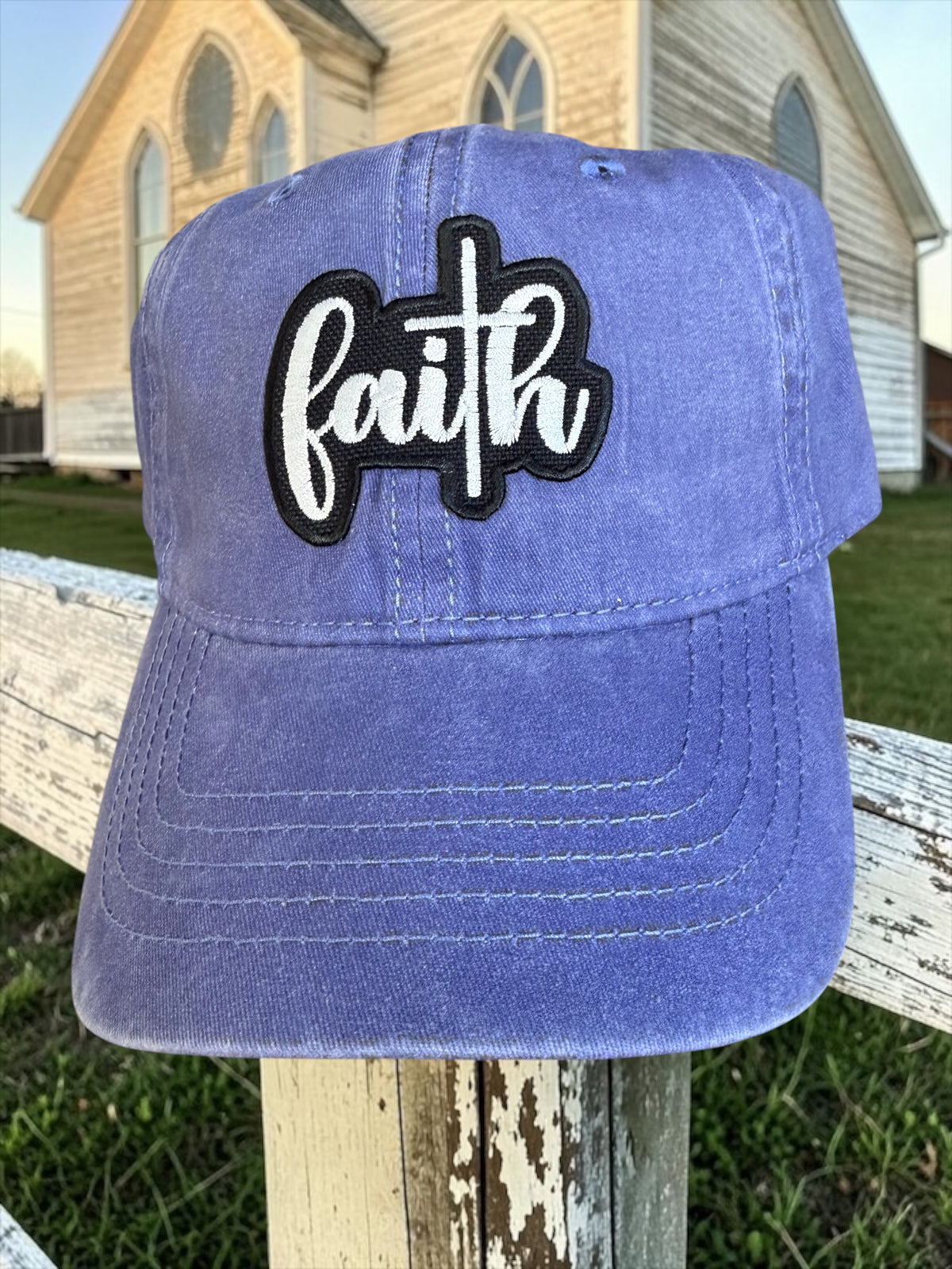 Embroidered Faith Hats